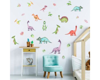 Various Cute Dinosaurs Kids wall decals 